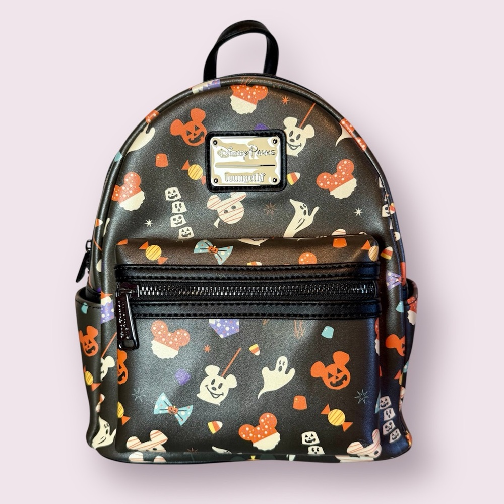 NWT Disney Loungefly Halloween Treat Mini Backpack 2020 Collection Black